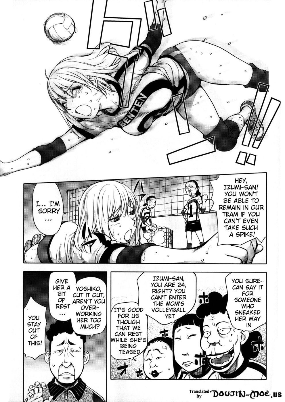Hentai Manga Comic-Kaye-nee Challenging Herself in Volleyball-Read-1